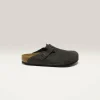 BIRKENSTOCK Sabots Boston Suede Leather Pour Hommes