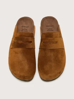 BOSABO Sabots En Velours Cognac