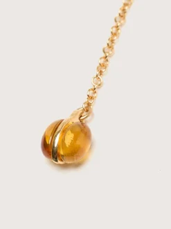 HELENA ROHNER Boucles D'oreilles Drop Citrine