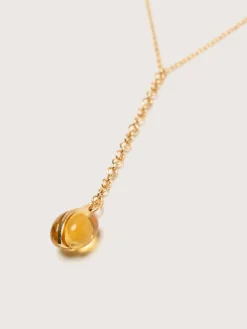 HELENA ROHNER Collier Drop Citrine