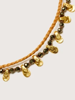 MARY GAITANI Bracelet En Pyrite Noire