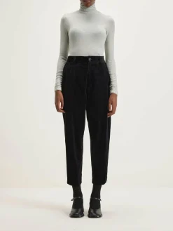 NICHOLSON & NICHOLSON Pantalon Sand Boyfriend En Velours Côtelé