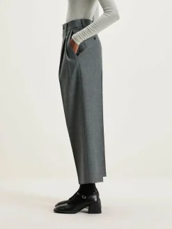 NICHOLSON & NICHOLSON Pantalon Port Droit En Laine