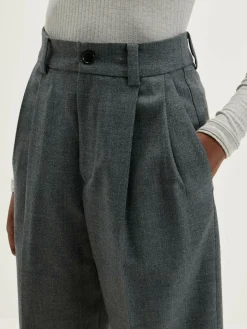 NICHOLSON & NICHOLSON Pantalon Port Droit En Laine