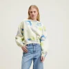 Sweatshirt Avec Imprimés De Fleurs Fancy