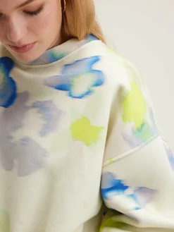 Sweatshirt Avec Imprimés De Fleurs Fancy