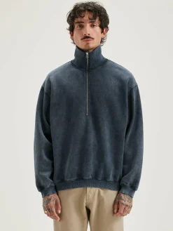Sweatshirt Col Zippé Fabro