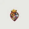 TROVELORE Broche Flaming Heart