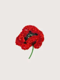 TROVELORE Broche Red Poppy